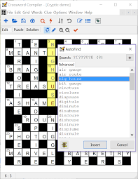 Maybe you would like to learn more about one of these? Crossword Compiler Features