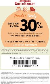 Attrapez 70% off de codes promo wineandco & offres wineandco valables sur hotcodespromo. Pinned May 11th 30 Off At Worldmarket Or Online Via Promo Code Friends19 Thecouponsapp Shopping Coupons World Market Cost Plus World Market
