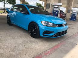 About To Deliver This 91 Blue Golf R To Its New Owner Volkswagen