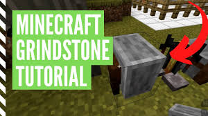 (not the old half slabs). How To Make A Grindstone In Minecraft And Use It Youtube