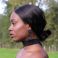 Boucles D'Oreilles Faux Piercing Griffe Noire