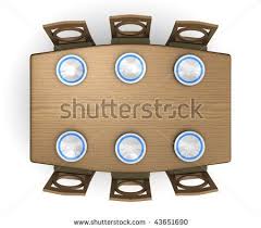 Table And Chairs Clipart Top Down View Of A Dinner Table And Chairs With Plates Isolated On Dinner Table Chairs Dinner Table Table And Chairs