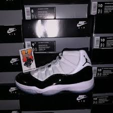 2018 Nike Air Jordan 11 Concord Xi Black White Nike Air Jordan 11 Air Jordans Air Jordans Retro