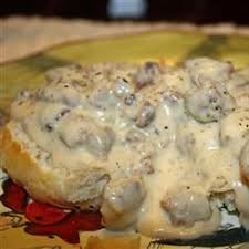Sausage Biscuits And Gravy Recipe Evaporated Milk Recipes Milk Recipes Biscuits And Gravy