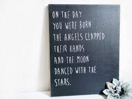 Baby Quote Canvas Nursery Art Painting 11 X 14 Canvas Sign Baby Room Decor Wall Quotes For Nursery Hand Painted Canvas Art Baby Room Nursery Canvas Baby Quotes