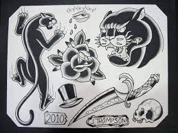 Traditional Tattoo Flash Sheets Traditional Tattoo Black And White American Traditional Tattoo