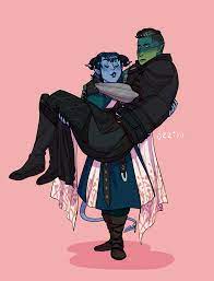 Jester Is Stronger Than Fjord And I Think That S Beautiful Critical Role Characters Jester And Fjord Fjord And Jester