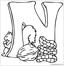 We have collected 40+ letter coloring page for adults images of various designs for you to. Letter N Image 3 Coloring Pages Alphabet Coloring Pages Coloring Pages For Kids And Adults