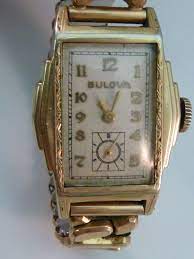 Vintage Bulova Watch 1930s Art Deco Stepped Case 10k Rolled Gold 15 Jewels 10an Vintage Bulova Watches Bulova Watches 1930s Art Deco