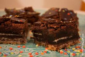 Dieser pinnwand folgen 5508 nutzer auf pinterest. Wos Zum Essn Oreo Cookie Brownies Cookieboden Oreolage Und Schokobrowniehaube