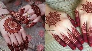 The design is made by combining various dots of different sizes. Gol Tikki Mehndi Designs For Back Hand Images Beautiful Cute766