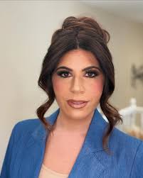 My new little prom beauty @jaime.bogle for Wildwood Catholic Academy's  Prom! 💙🤍💙🤍 Hair and Makeup by Me @msewell_artistry