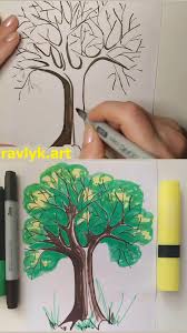 How To Draw A Tree Video Drawings Tree Drawing Drawing For Beginners