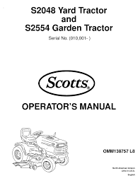 This mower is easy to push thanks to its lightweight design and 10 in. Scotts S2048 S2554 Operator S Manual Pdf Download Manualslib
