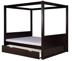 This bed brings sleek contemporary design to the classic canopy bed silhouette. Full Size Canopy Bed You Ll Love In 2021 Visualhunt