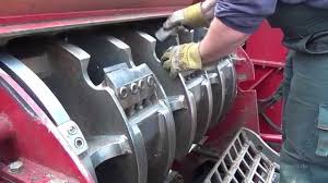 Wood Shredder Blade Maintenance Shredder Wood Wood Chipper