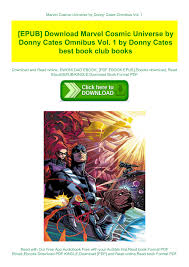 Looking to expand your summer reading list? Epub Download Marvel Cosmic Universe By Donny Cates Omnibus Vol 1 By Donny Cates Best Book Club Books M A G Da L Enal Ow E123 Flip Pdf Online Pubhtml5