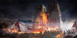 Video Game Assassin S Creed Unity Notre Dame De Paris Paris Fire Cathedral France Wallpaper Assassins Creed Unity Assassins Creed Creed