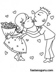 Printable Valentine Girls And Boy Couple In Love Coloring Page For Kids Printable Coloring Pages Love Coloring Pages Valentine Coloring Pages Coloring Pages
