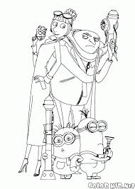 It is a sequel to the popular film despicable me. Coloring Page Despicable Me 2