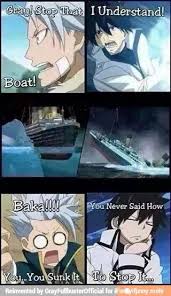 What Really Happened To The Titanic Fairy Tail Funny Fairy Tail Anime Fairy Tail Meme