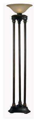 Restoration bronze torchiere floor lamp with marbelized amber glass shade. Kenroy Home 32066orb Colossus Oil Rubbed Bronze Finish 72 Inch Tall Antique Torchiere Floor Lamp Ken 32066orb