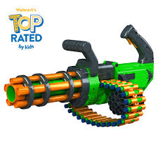 If you like nerf guns be sure to smash that like button and leave a comment down below. Adventure Force V Twin Motorized Gatling Belt Dart Blaster Walmart Com Walmart Com