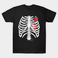 Rib cage glow in the dark hoodie skeleton halloween bones xray sweatshirt. Skeleton Rib Cage Skeleton Rib Cage T Shirt Teepublic De
