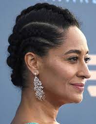 Tracee Ellis Ross Is A Cornrow Queen At The Critics Choice Awards Tracee Ellis Ross Hair Natural Hair Styles Long Braided Hairstyles
