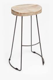 Solid wooden bar stool, amalia backless kitchen counter height bar stool with 360 swivel seat. Large Roger Bar Stool Collection French Connection