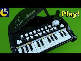 Toy Baby Grand Keyboard With Microphone Mallya Little Pianist Musician 24 Keys Piano Toys For Kids Youtube