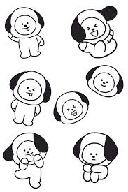Some of the coloring page names are bts gallery books bts bt21 drawing black bts t shirt teepublic bts book best of d49fb d a580abbfeef48 bts. Bt21 Coloring Pages 80 Free Printable Coloring Pages