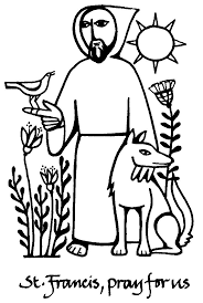 Saint Francis Of Assisi Catholic Coloring Page Feast Day Is October 4th St Francis St Francis Assisi Francis Of Assisi