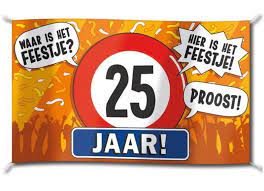25 Jaar Verjaardag Versiering Ballonnen Slingers En Decoraties Feestartikelen Be Feestartikelen Be