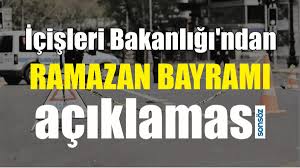 Korona virüse karşı alınan yeni tedbirler cumhurbaşkanı erdoğan tarafından kamuoyuna duyuruldu ve 17 günlük tam kapanma süreci başladı. Icisleri Bakanligi Ndan Ramazan Bayrami Aciklamasi Sonsoz Gazetesi Haber Sitesi