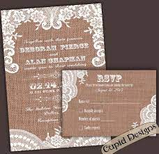 Burlap And Lace Wedding Invitations Rustic Wedding Invites White Lace Wedding Inv Wedding Invitations Romantic Wedding Invitations Rustic Wedding Invitations