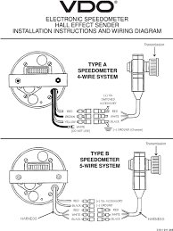 Vdo Electronic Speedometer Hall Effect Sender Installation