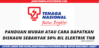 We did not find results for: Informasi Panduan Mudah Atau Cara Dapatkan Diskaun Sebanyak 50 Bil Elektrik Tnb Tenaga Nasional Berhad Jawatan Malaysia Terkini