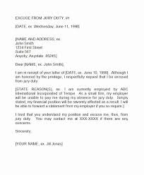 Excuse From Jury Duty Letter From Employer Inspirational 33 Best Jury Duty Excuse Letters Tips Te In 2020 Mission Statement Template Letter Example Letter Templates