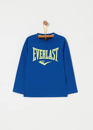100 Cotton T Shirt With Everlast Print Ovs