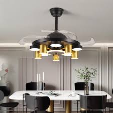 La energía que desprenden los comedores modernos. Dormitorio Nordico Decoracion Ventilador De Techo Led Luz De La Lampara Comedor Ventiladores De Techo Con Luces De Control Remoto Para La Habitacion
