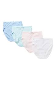 Felina Hi Cut Cotton Stretch Rib Panty Pack Of 4 Nordstrom Rack