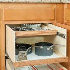 Slide A Shelf Made To Fit 12 In To 24 In Wide Double Dektm Slide Out Cabinet Organizer System With Full Extension Solid Wood Front Sas Si Dd The Home Depot Slide Out Shelves Best Kitchen Cabinets Cabinet