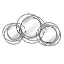 There are 687 circle mirror wall decor for sale on etsy, and they cost $74.34 on average. Silver Trio Multi Circled Wall Art Mirror From Baytree Interiors