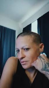 Temu Wig White Bald Girl