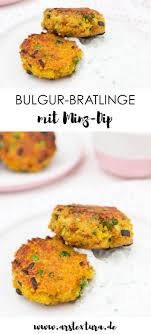 Vegetarische Bratlinge Mit Bulgur Und Minz Dip Schnell Einfach Und Ideal Fur Die Ganze Familie Vegetarisch Rezept Vegetarische Gerichte Rezepte Bratlinge