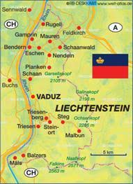 Karte von europa, weltkarte politisch (übersichtskarte / regionen der welt) mit städten, orten, straßen, flüssen, seen, bergen und landmarks Auswandern Nach Liechtenstein Aktuell Infos Zur Einwanderung
