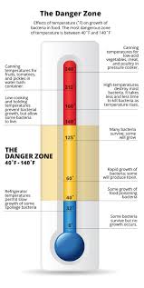 Danger Zone Chart Food Safety And Sanitation In 2019