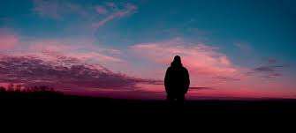 Resultat de recherche d images pour silhouette hijab siluet. Hd Wallpaper Silhouette Sunset Horizon Alone Solitude Wallpaper Flare