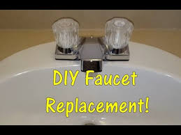 how to replace a bathroom sink faucet
